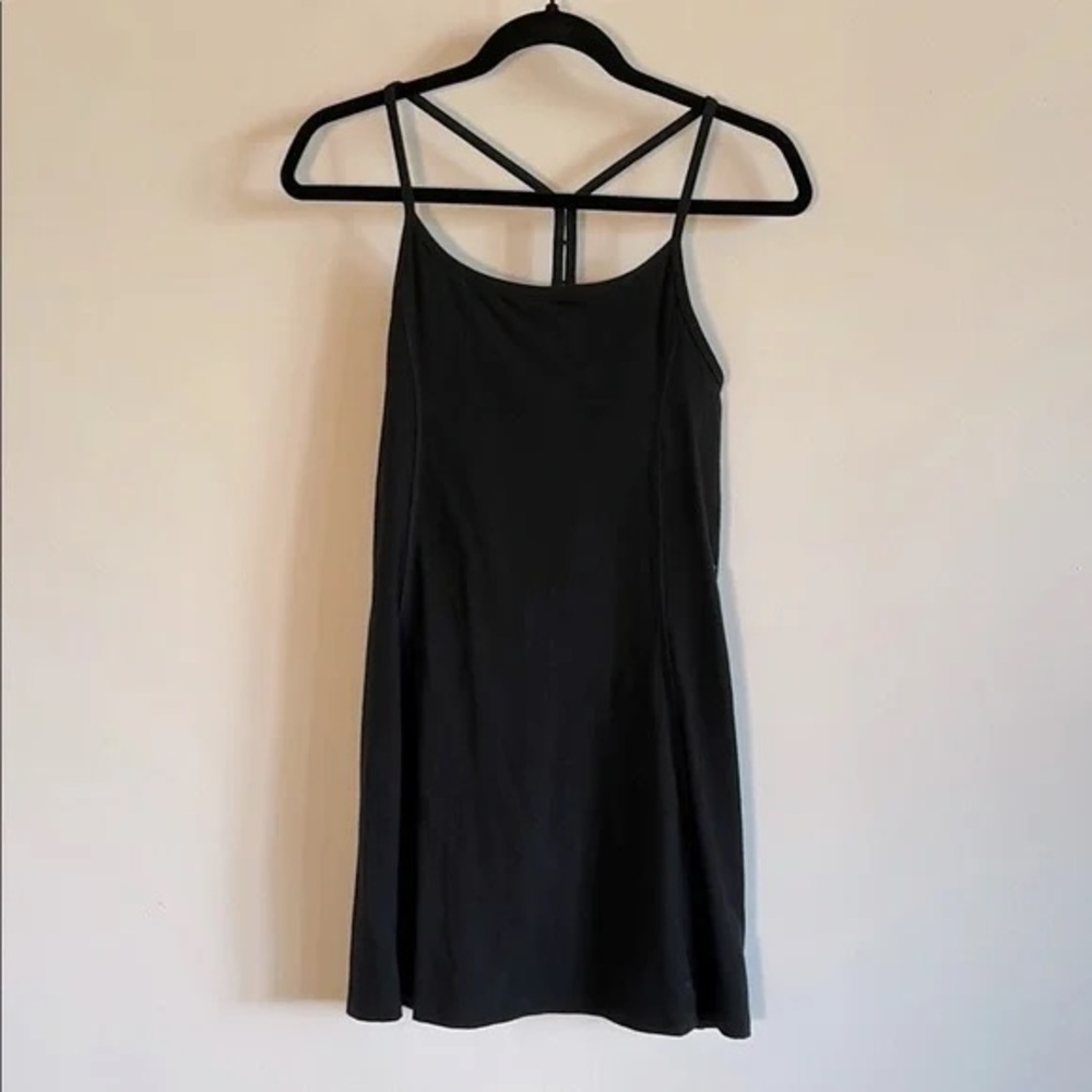 PINK Victoria's Secret Black Strappy Mini Slip Dress